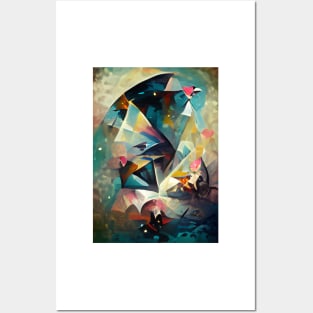 Impressionist Geometry Posters and Art